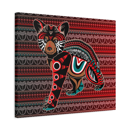 Black Bear Cub Canvas
