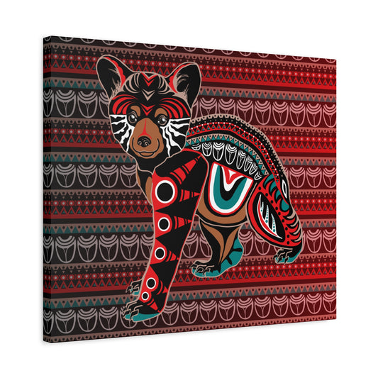 Black Bear Cub Canvas