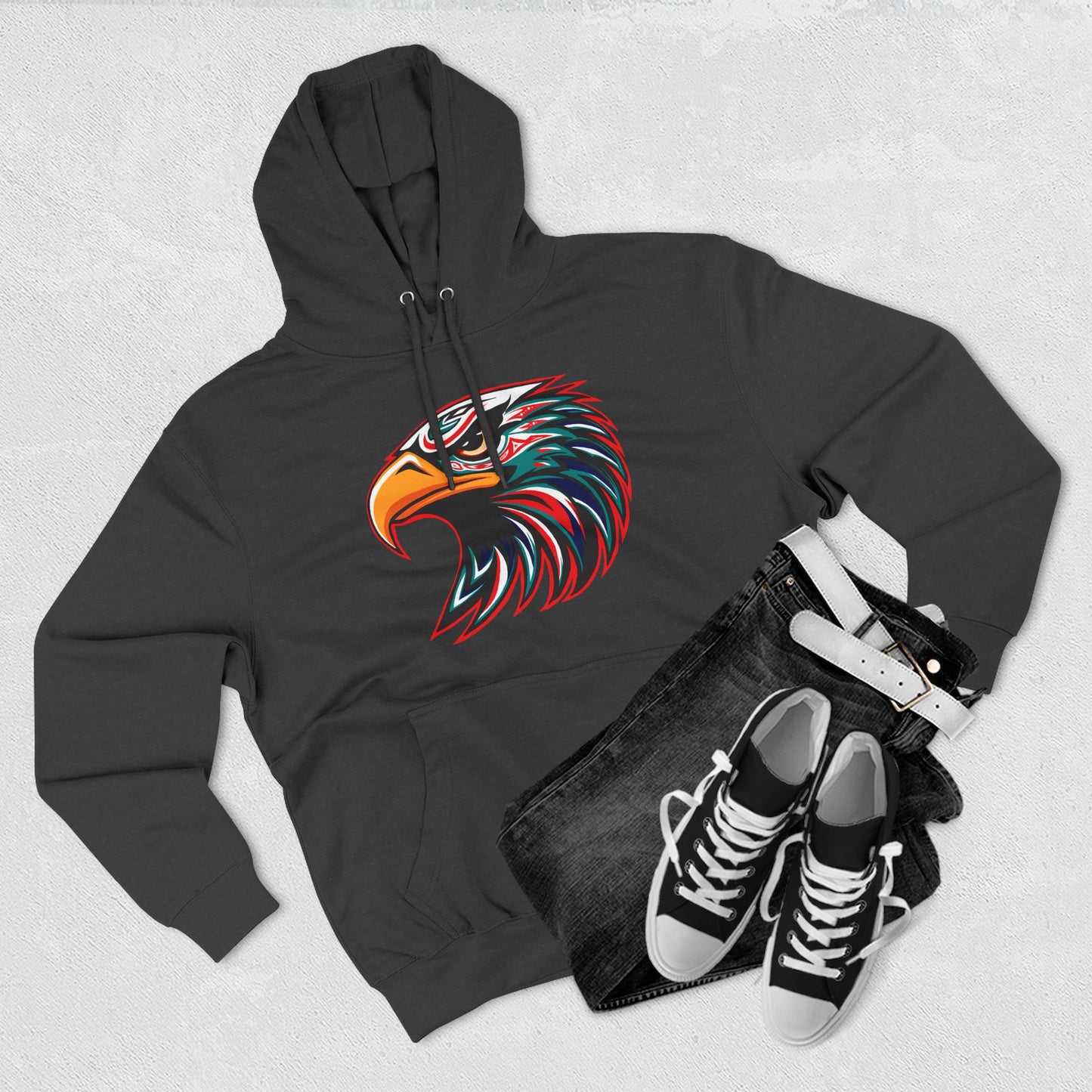 Eagle Icon - Fleece Hoodie