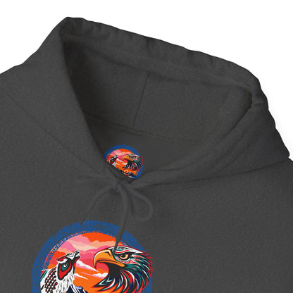 Neo Native brand logo hoodie — Alaska Native owned apparel brand — front view