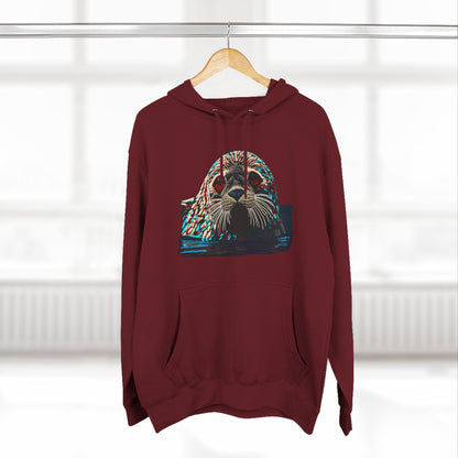 Harbor Seal Icon - Fleece Hoodie