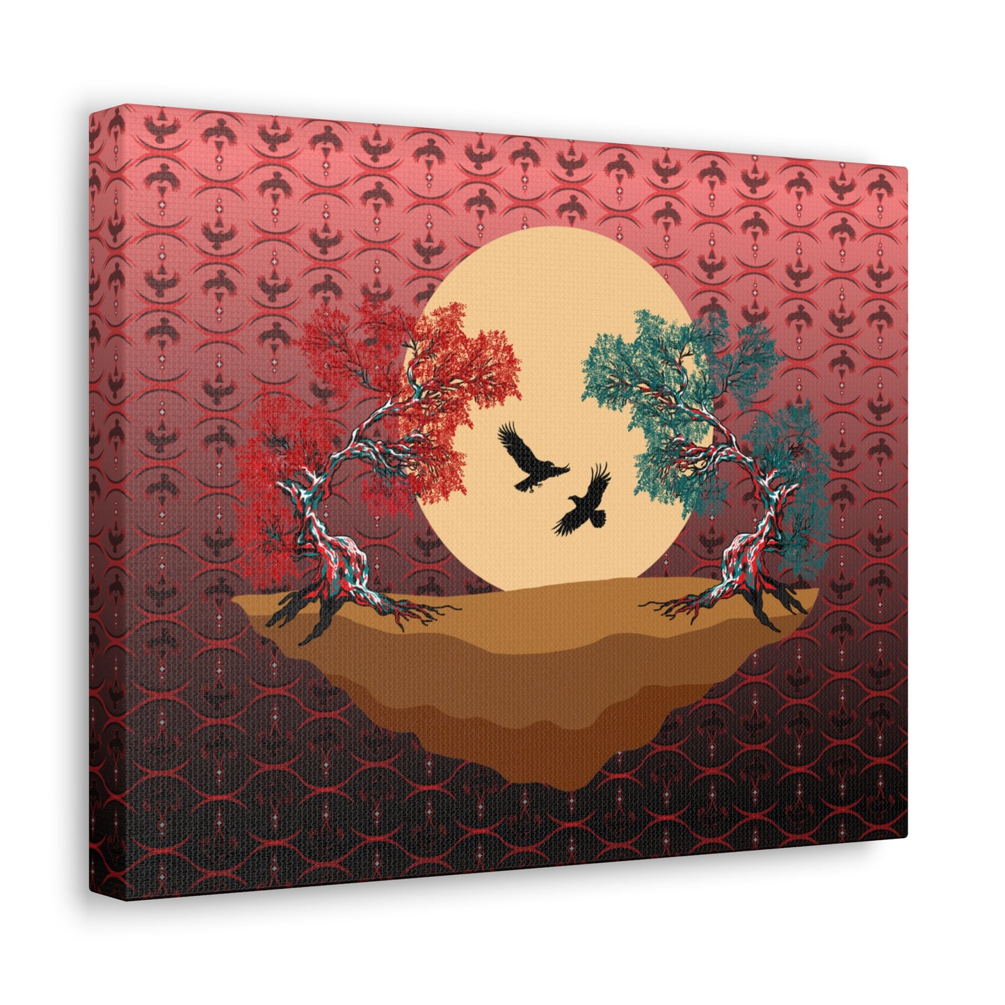 Raven Treescape Canvas