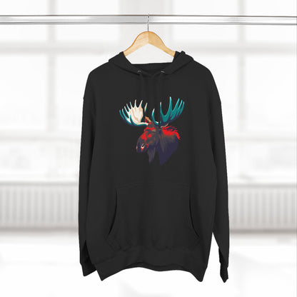 Moose Icon - Fleece Hoodie