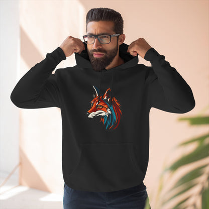 Red Fox Icon - Fleece Hoodie