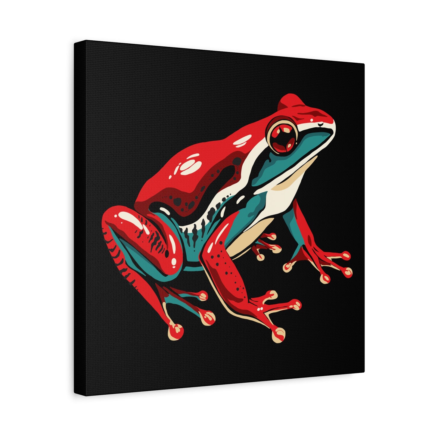 Wood Frog Icon Canvas