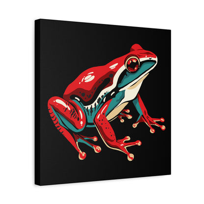 Wood Frog Icon Canvas