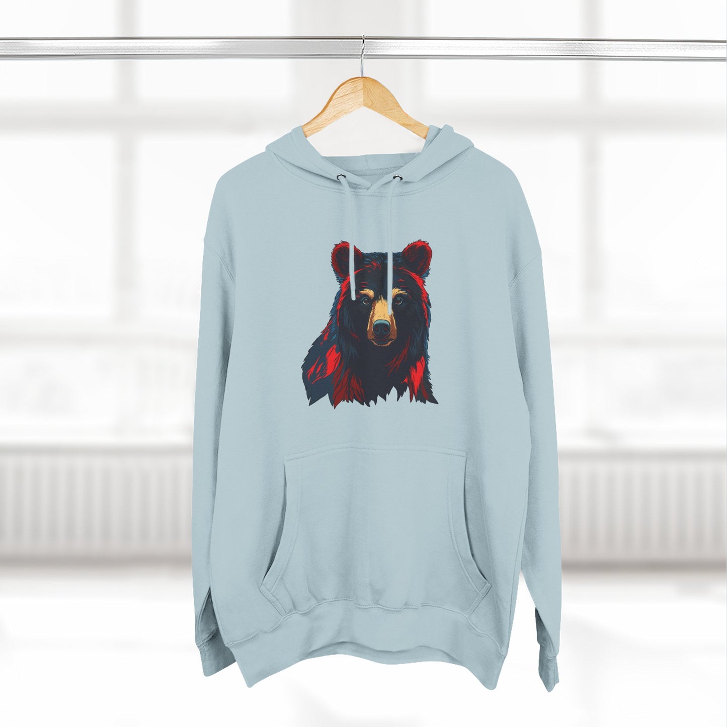 Black Bear Icon - Fleece Hoodie