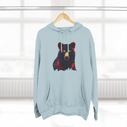 Black Bear Icon - Fleece Hoodie