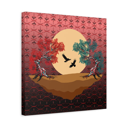 Raven Treescape Canvas