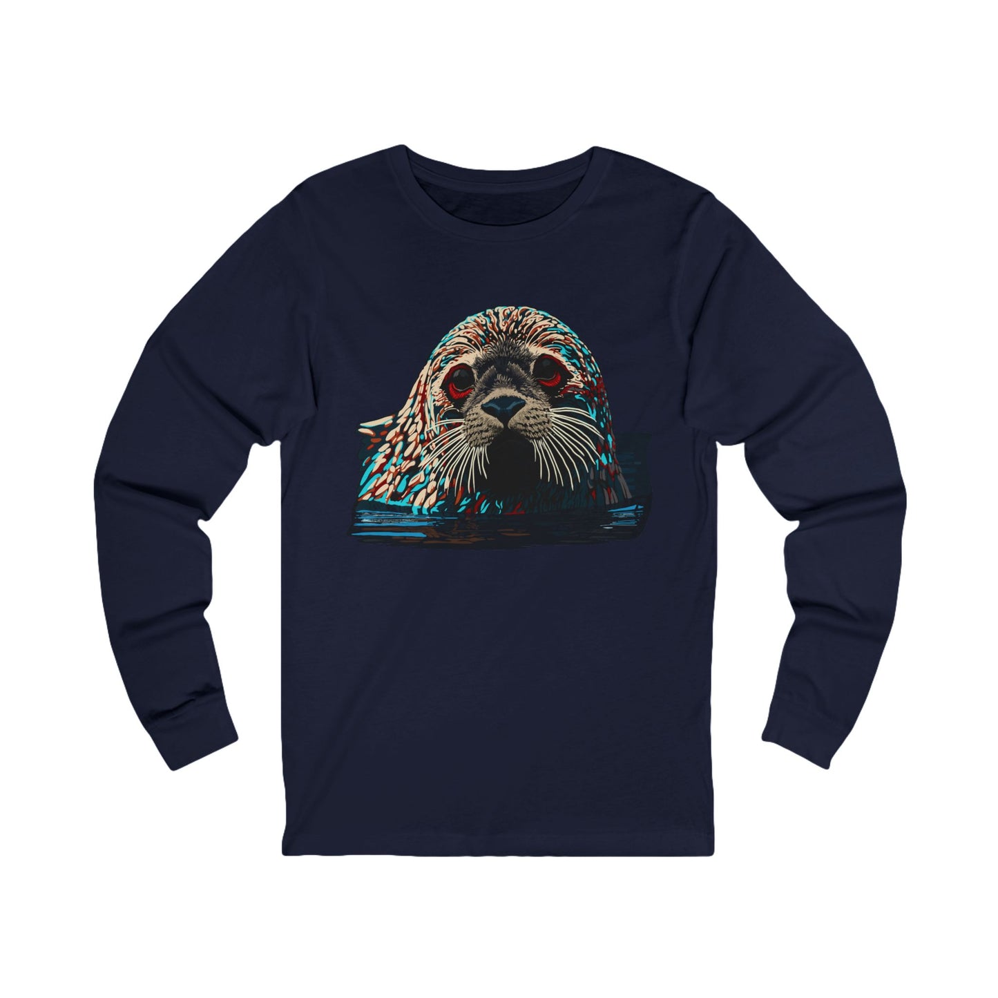 Harbor Seal Icon - Long-Sleeve Tee