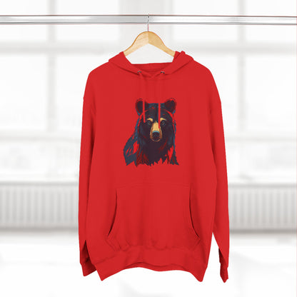 Black Bear Icon - Fleece Hoodie