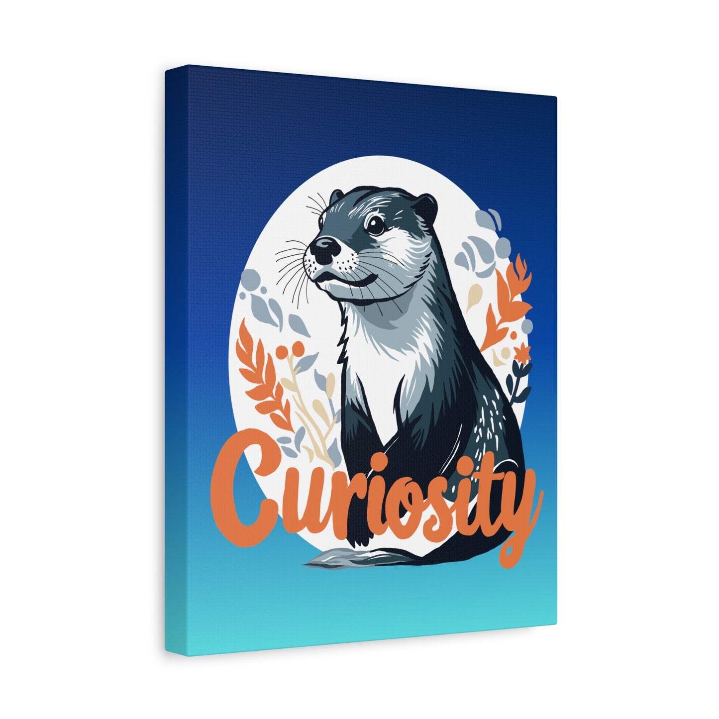 Curiosity Otter Canvas