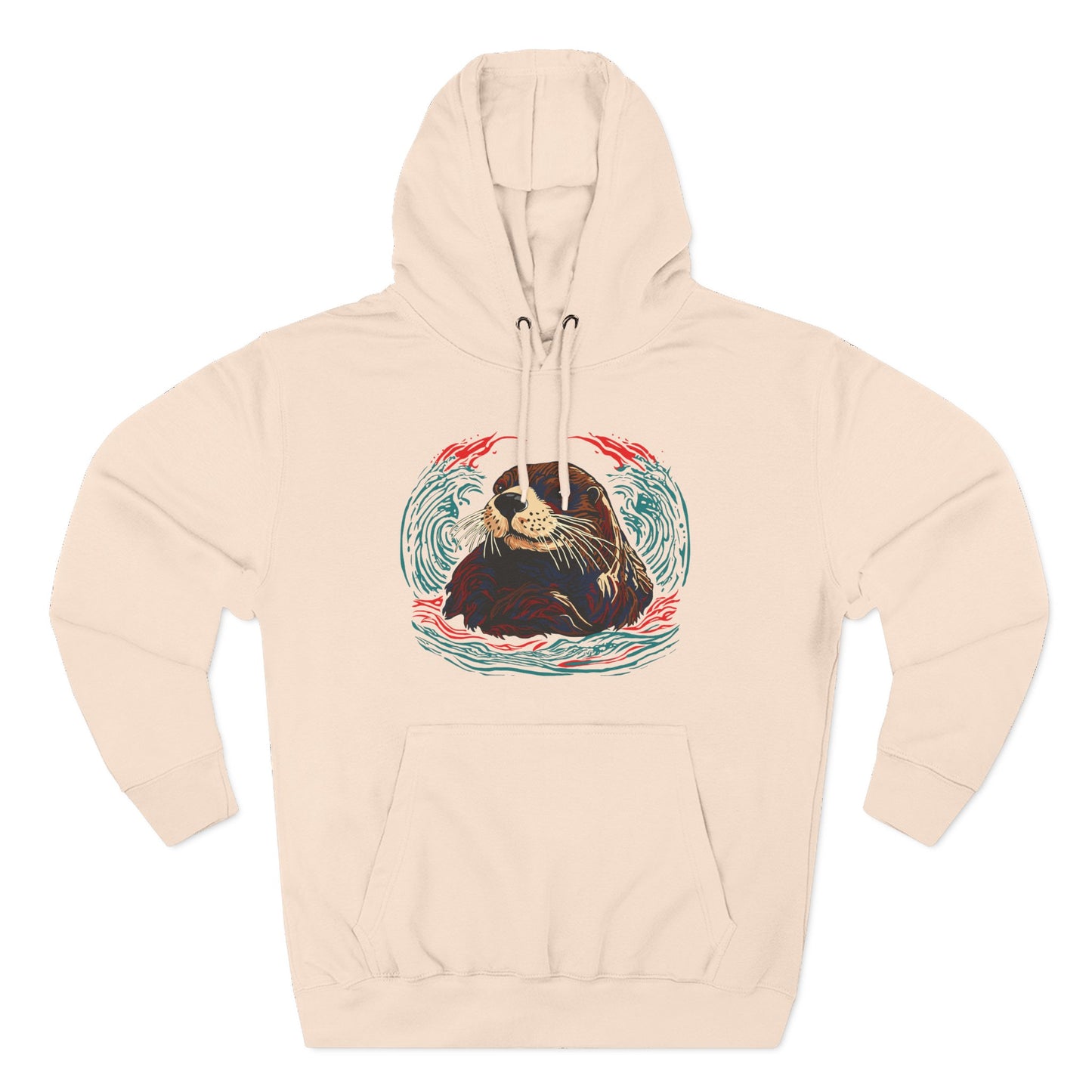Sea Otter Icon - Fleece Hoodie