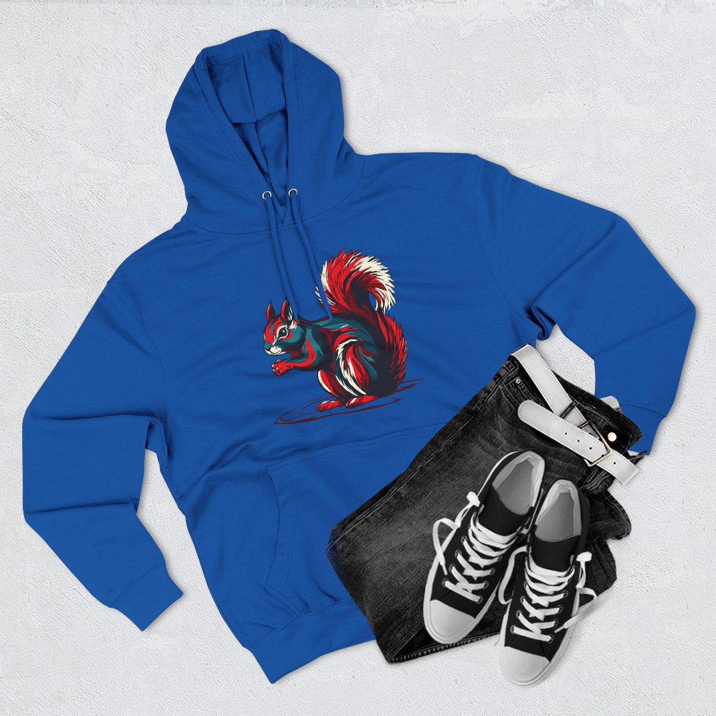 Squirrel Icon - Fleece Hoodie