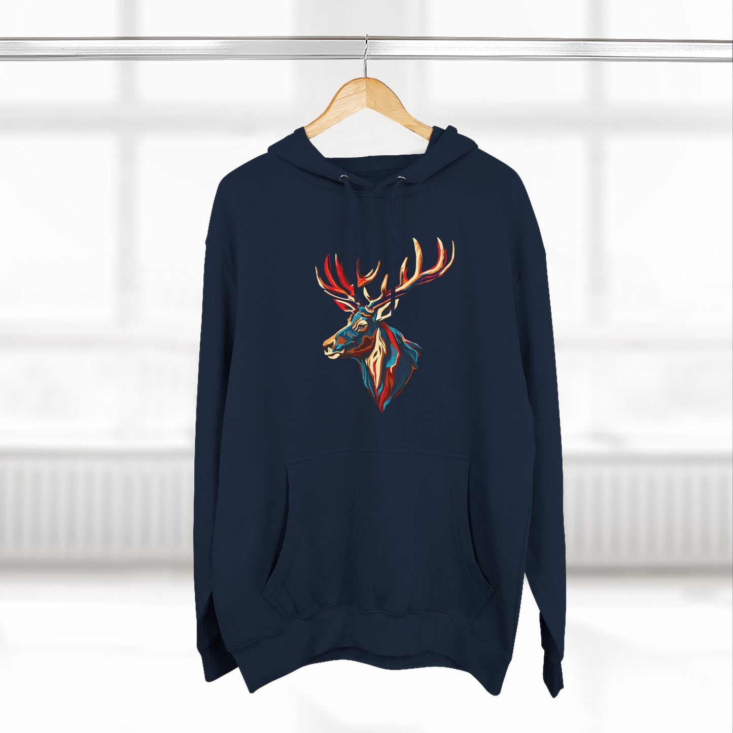 Elk Icon - Fleece Hoodie