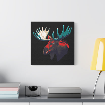 Moose Icon Canvas