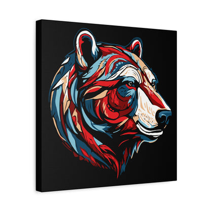 Polar Bear Icon Canvas