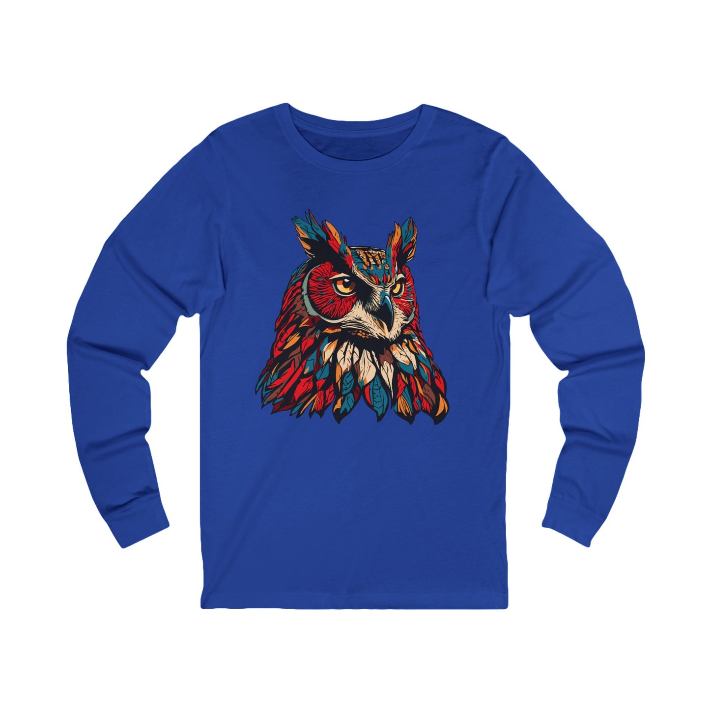 Great Horned Owl Icon - Long-Sleeve Tee