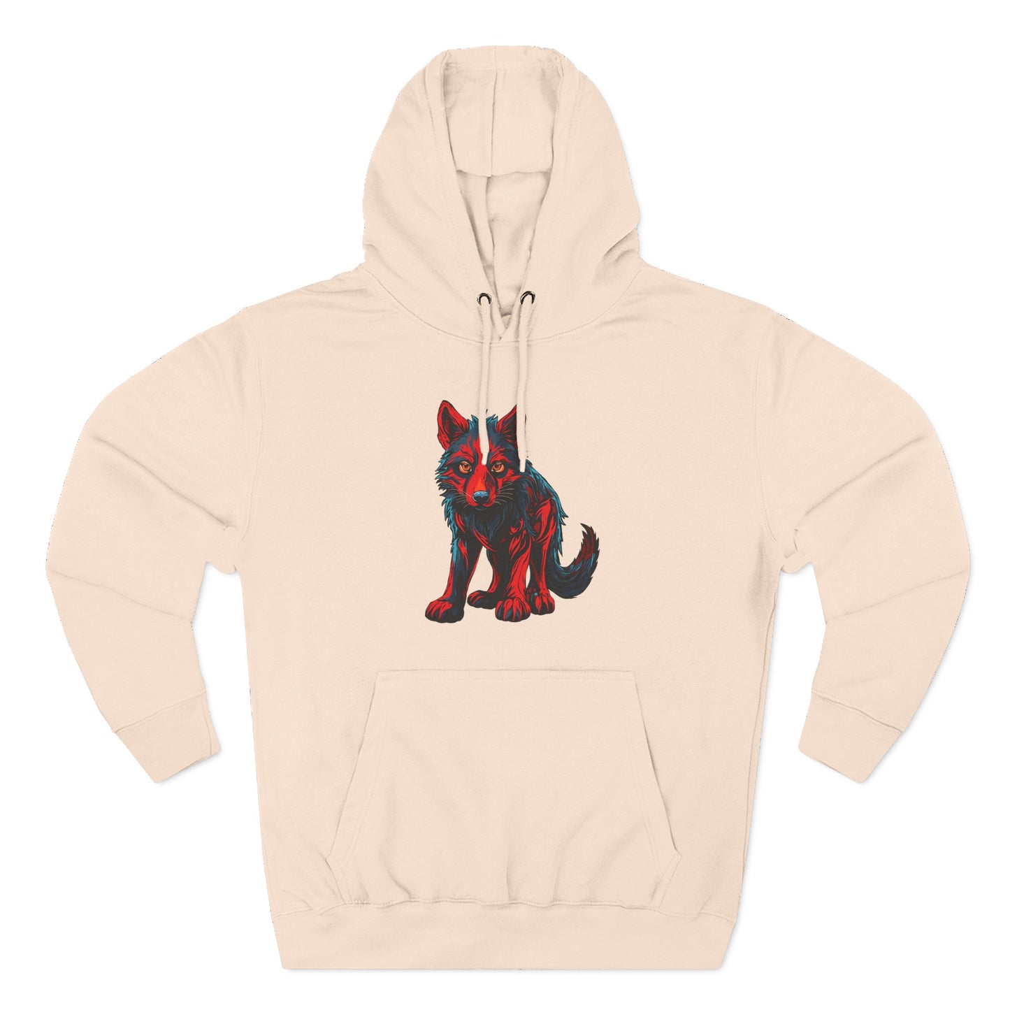 Wolf Pup Icon - Fleece Hoodie