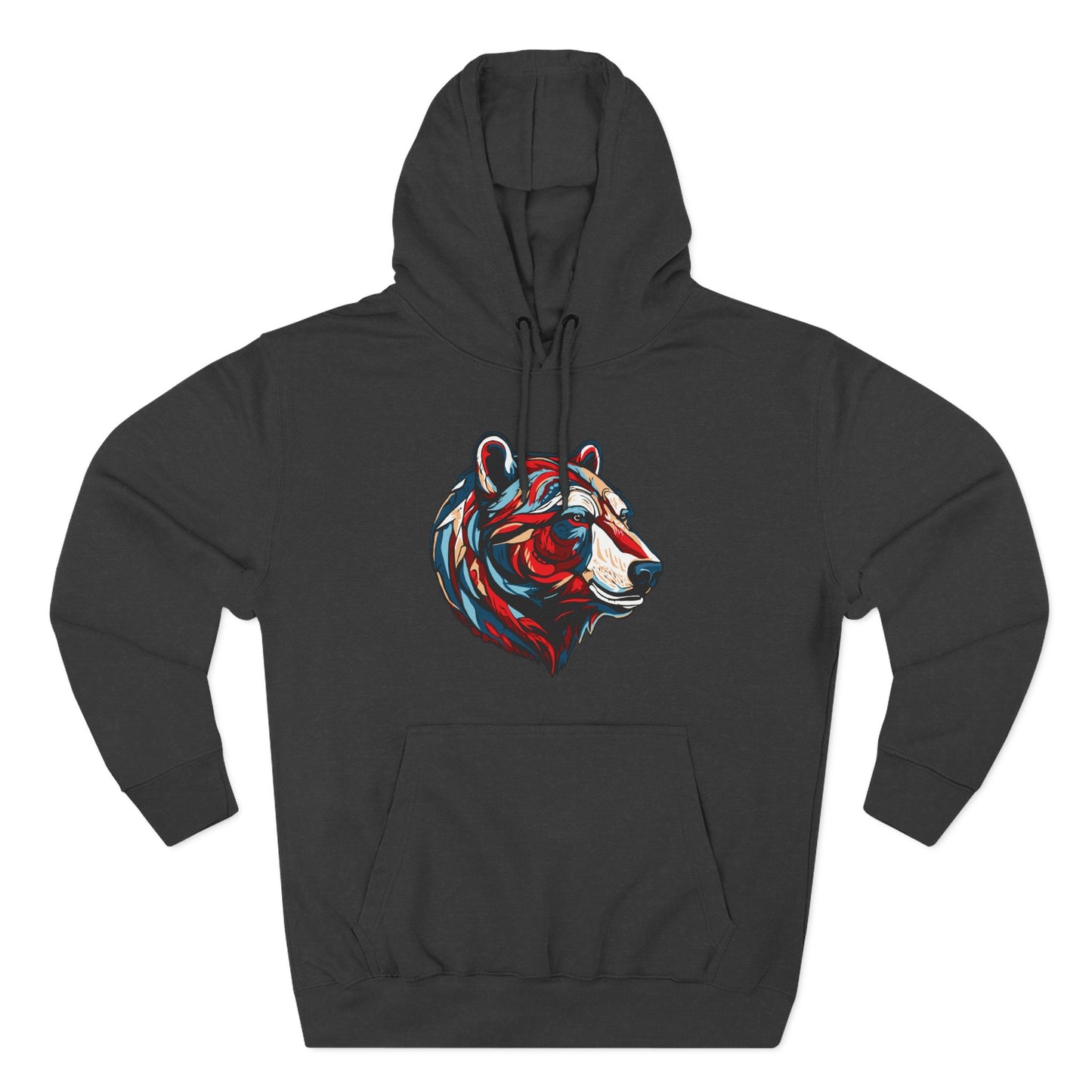 Polar Bear Icon - Fleece Hoodie