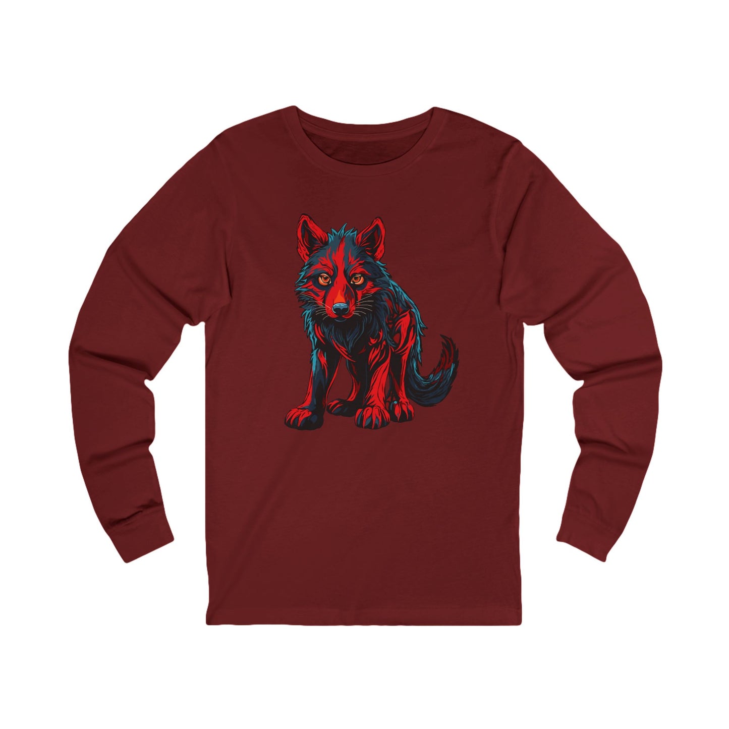 Wolf Pup Icon - Long-Sleeve Tee