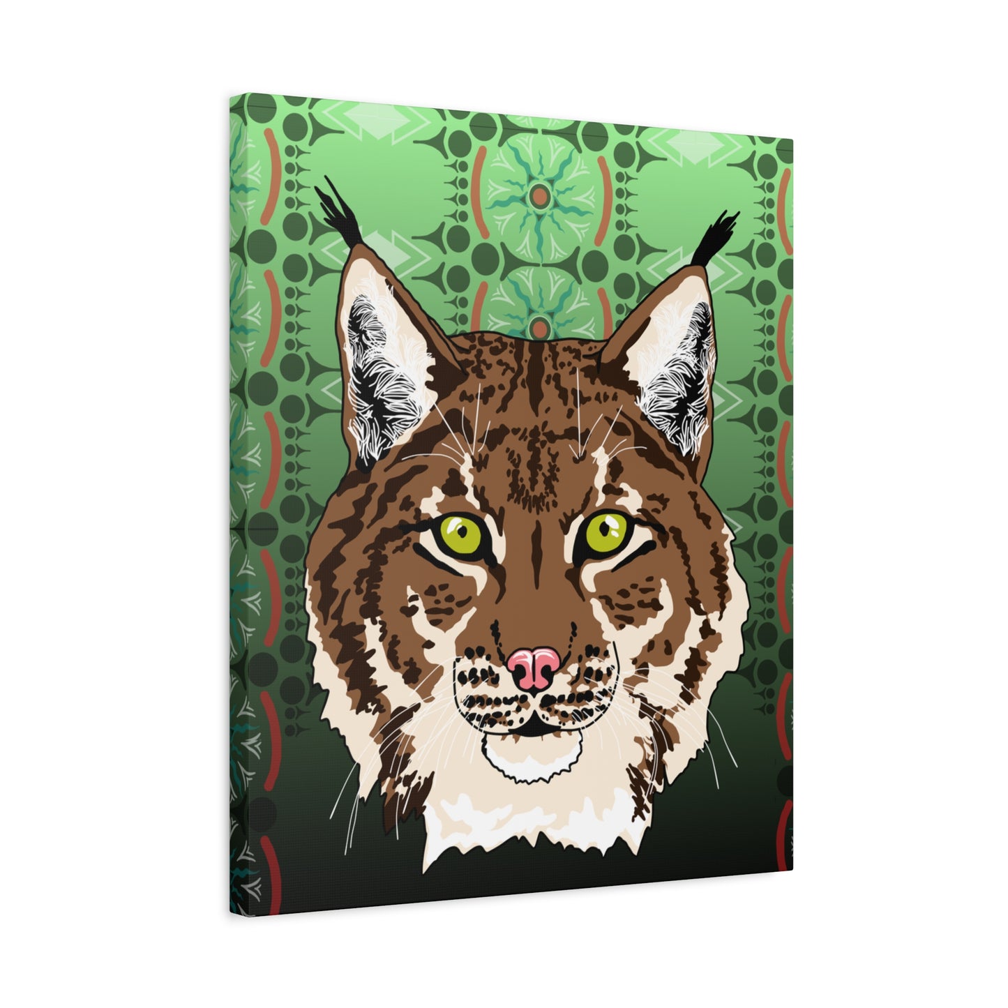 Lynx Portrait (tan) Canvas