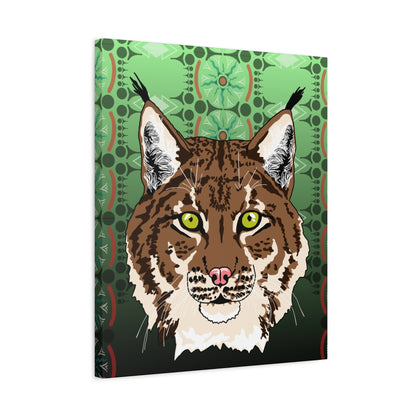 Lynx Portrait (tan) Canvas