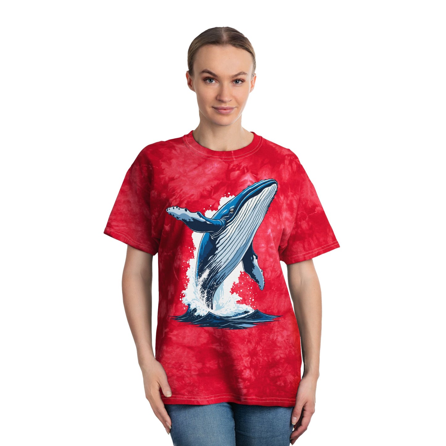 Humpback Whale Tie-Dye Tee