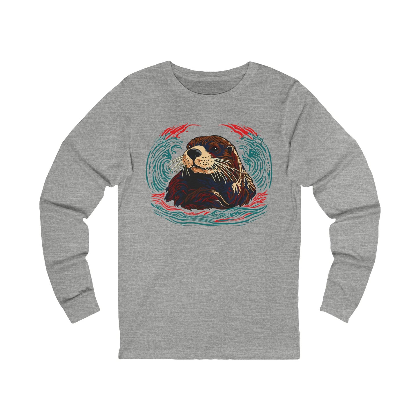 Sea Otter Icon - Long-Sleeve Tee