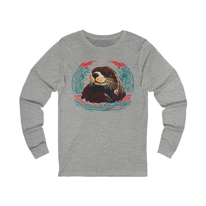Sea Otter Icon - Long-Sleeve Tee