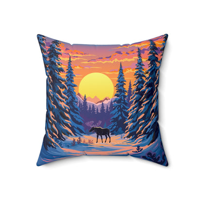 Spruce Moose - Square Pillow