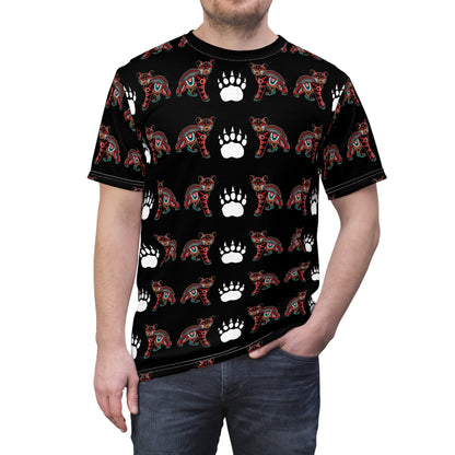 Black Bear Cub Wallpaper T-Shirt