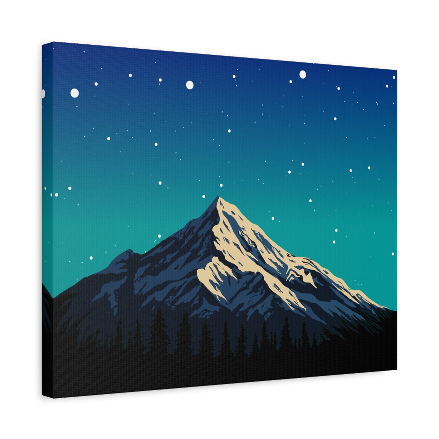 Twilight Peaks Canvas