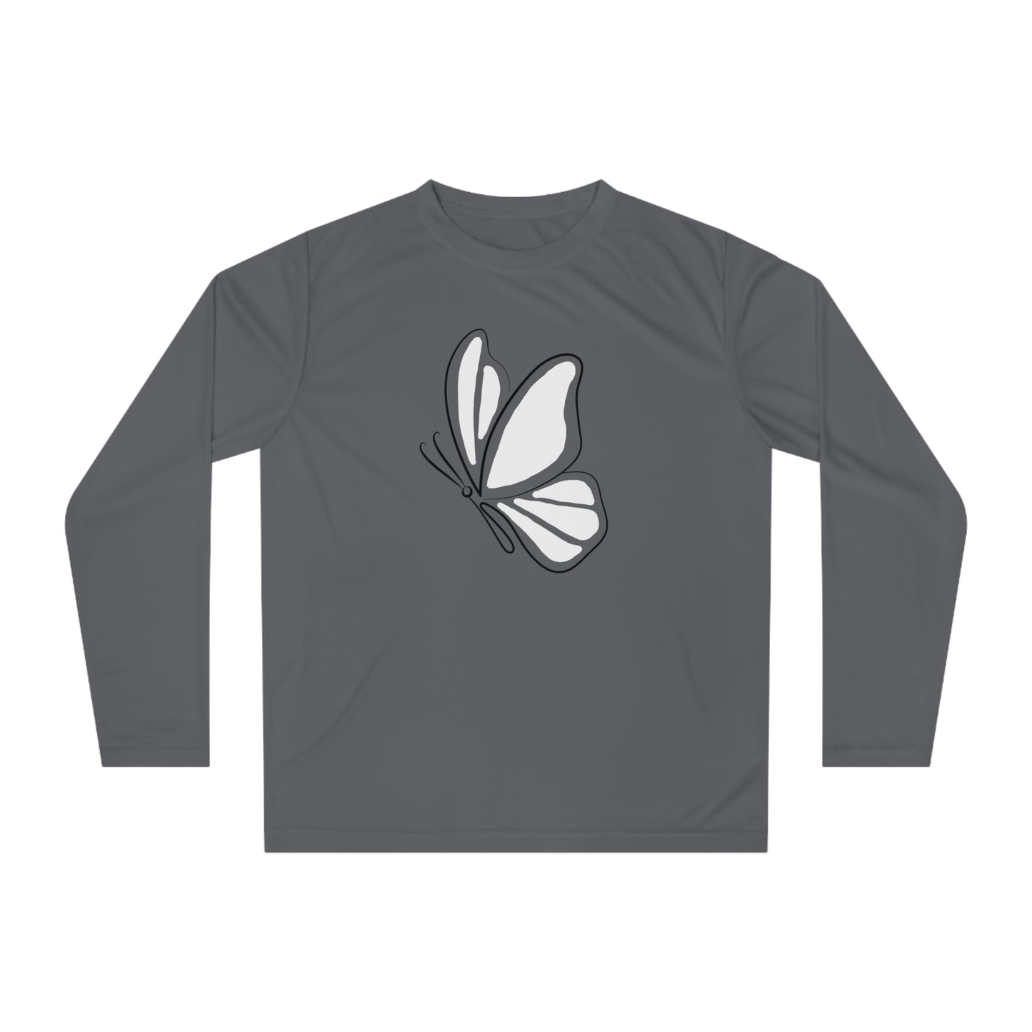 Butterfly Silhouette Long-Sleeve (Performance)