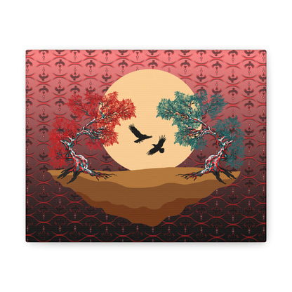 Raven Treescape Canvas