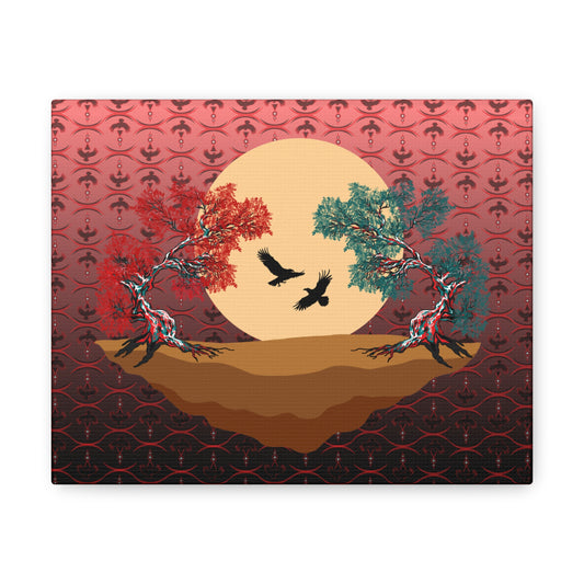 Raven Treescape Canvas