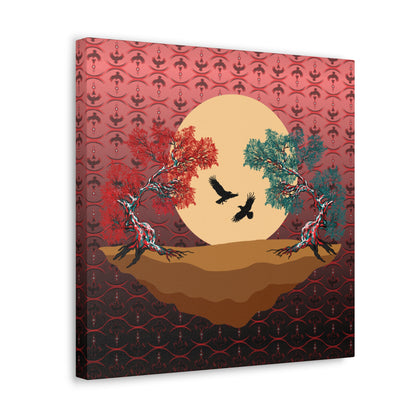 Raven Treescape Canvas