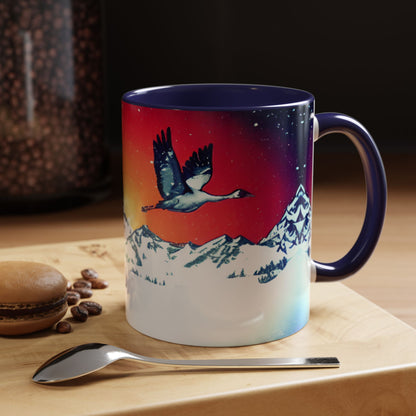 Winter Crane Mug