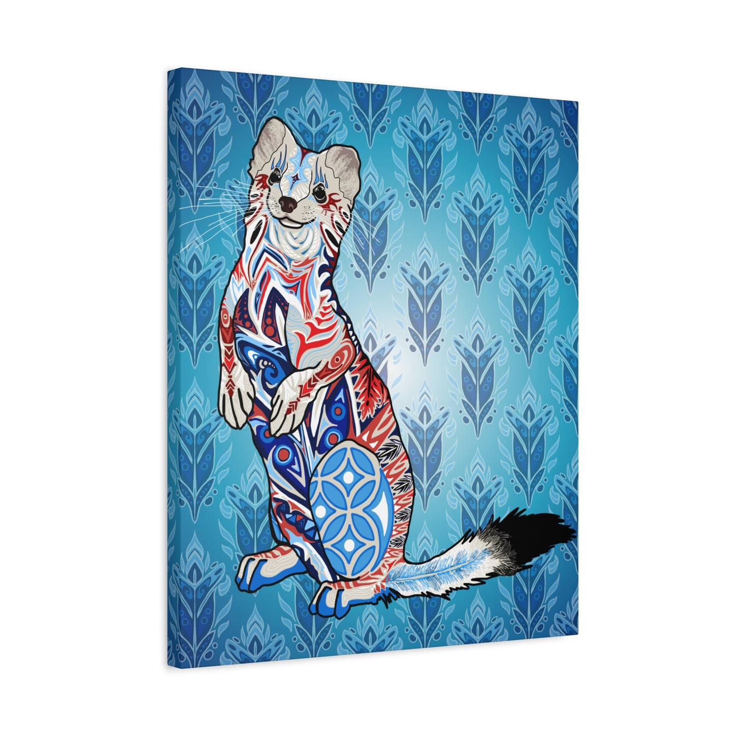 Winter Ermine Canvas