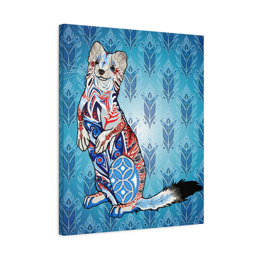 Winter Ermine Canvas