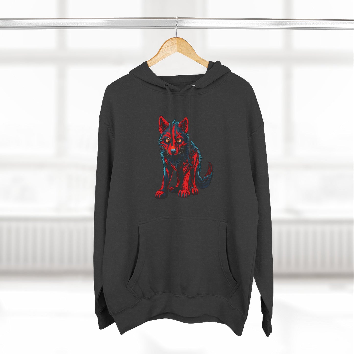 Wolf Pup Icon - Fleece Hoodie