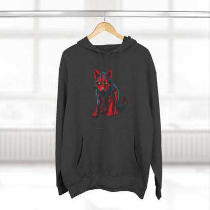 Wolf Pup Icon - Fleece Hoodie