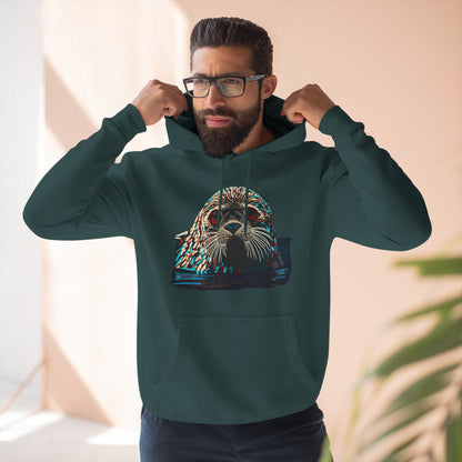 Harbor Seal Icon - Fleece Hoodie