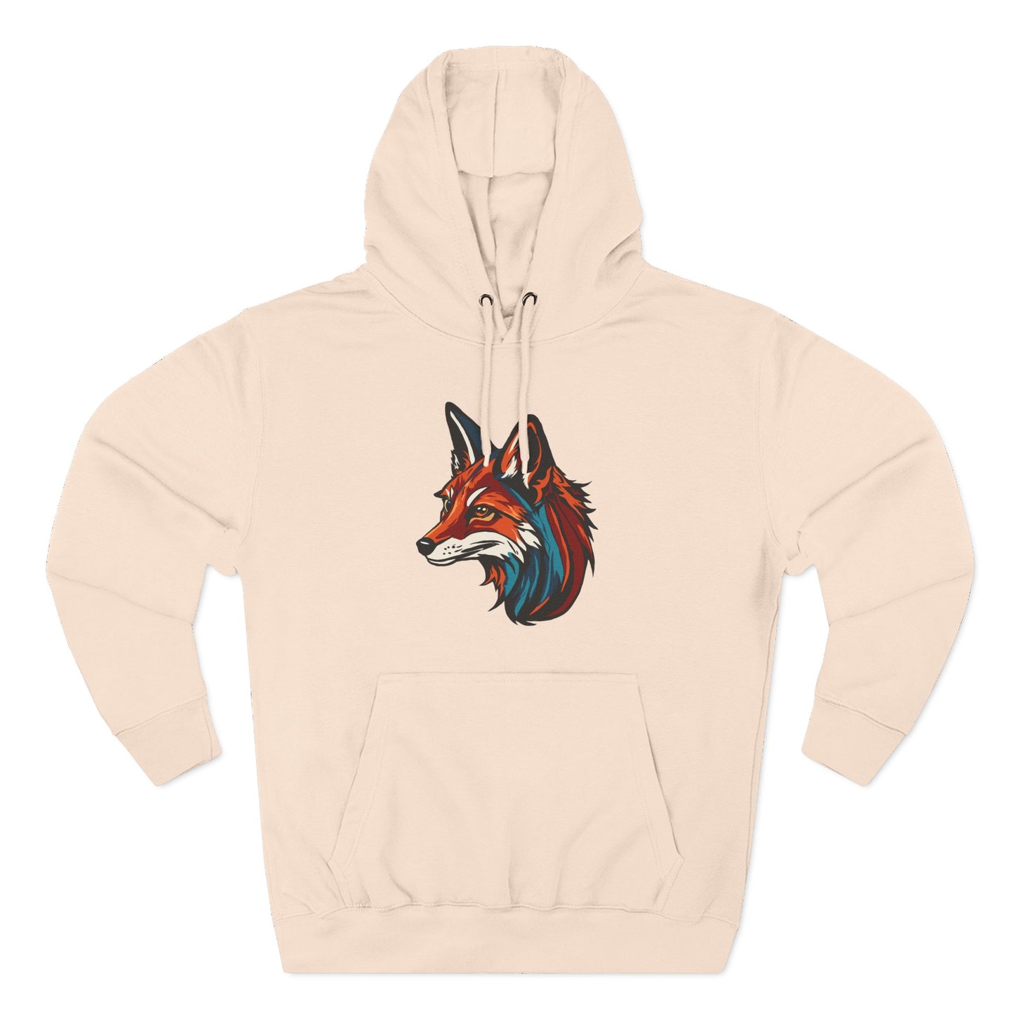 Red Fox Icon - Fleece Hoodie