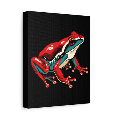 Wood Frog Icon Canvas