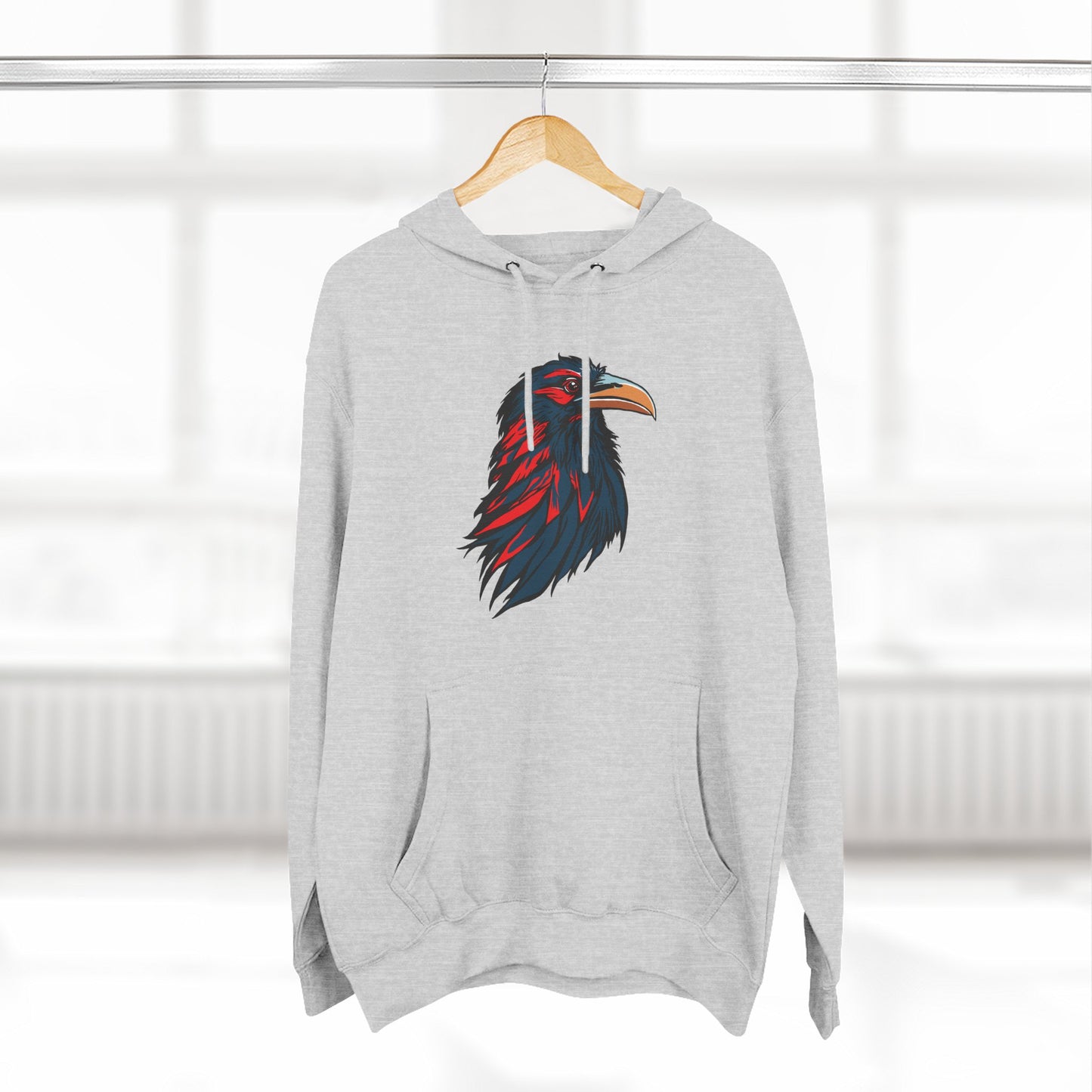 Raven Icon - Fleece Hoodie