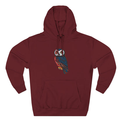 Saw-Whet Owl Icon - Fleece Hoodie