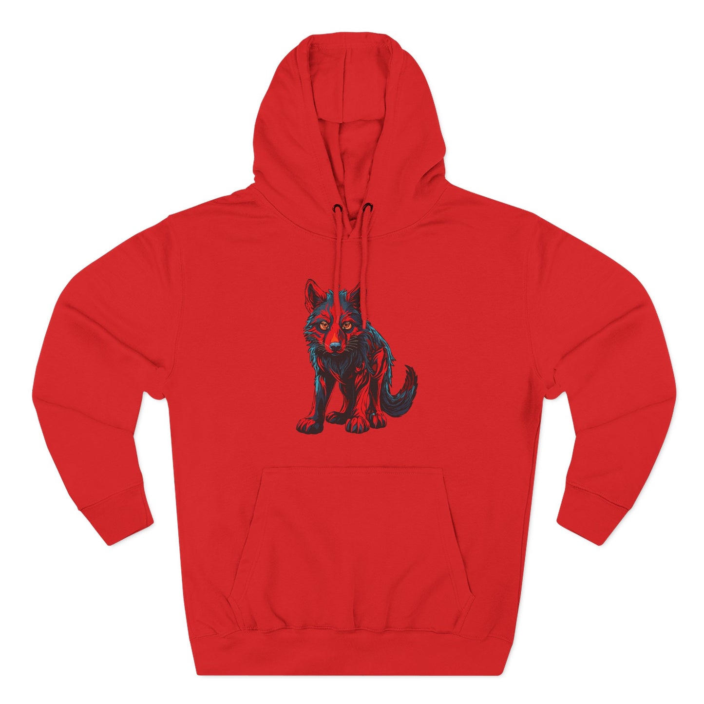 Wolf Pup Icon - Fleece Hoodie