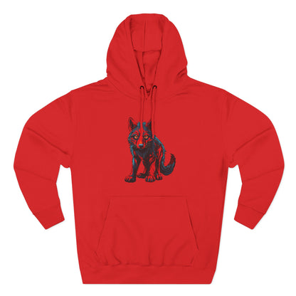 Wolf Pup Icon - Fleece Hoodie