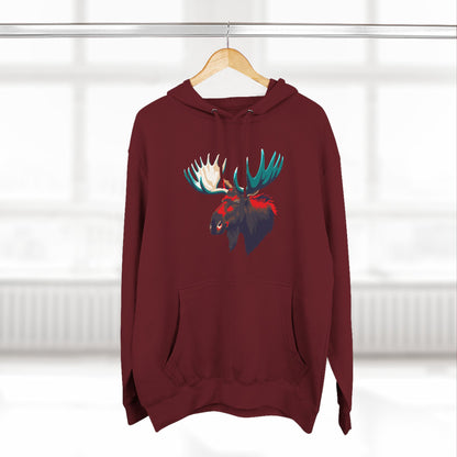 Moose Icon - Fleece Hoodie